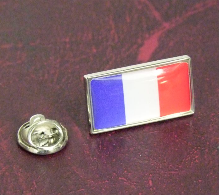 French Flag Lapel Pin Badge